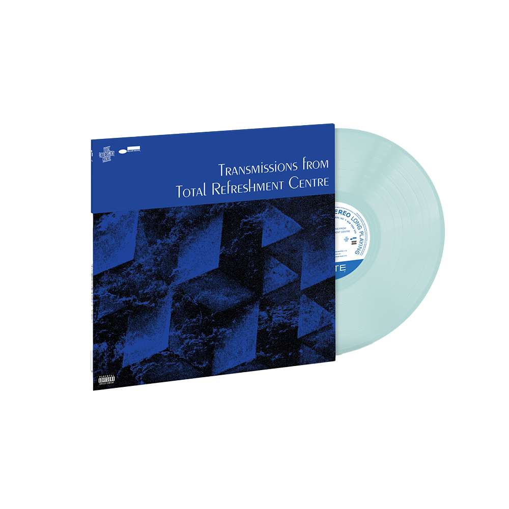 Total Refreshment Centre - Transmissions From Total Refreshment Centre - Clear Blue Vinyl LP Pack Shot