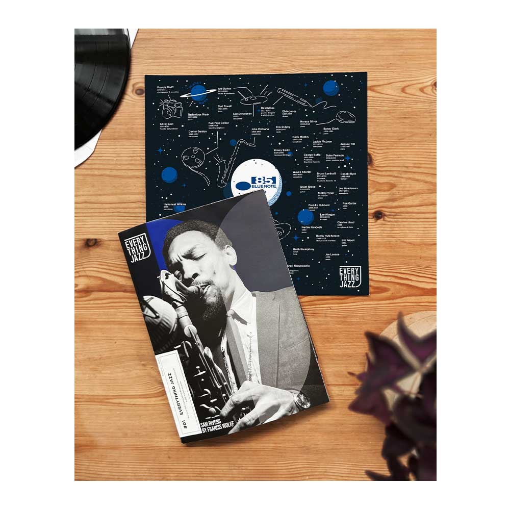 Posterzine® #01: 85 years of Blue Note Records, Joe Henderson Poster + Blue Note Constellation 12” x 12” Print (Exclusive)