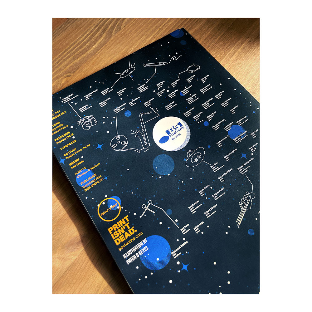 Posterzine® #01: 85 years of Blue Note Records - feat. Joe Henderson by Francis Wolff A1 poster