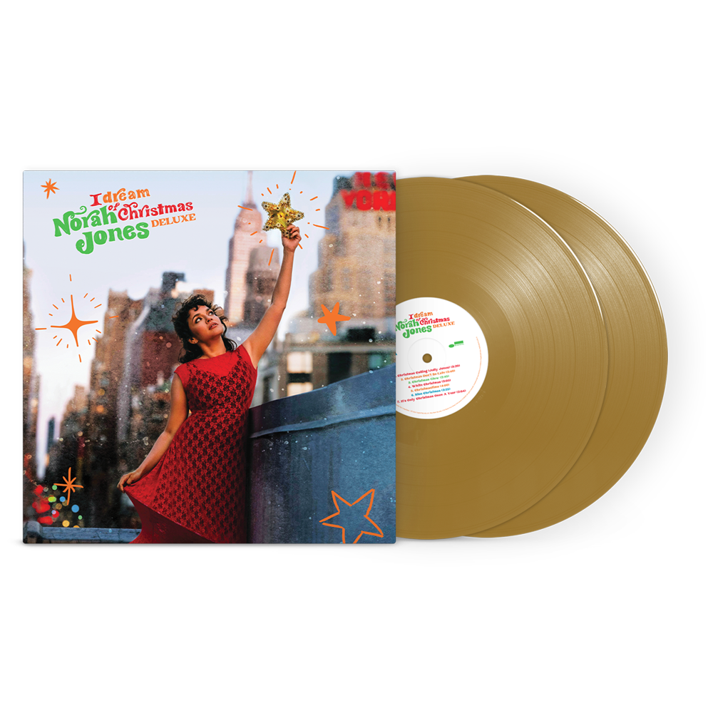 Norah Jones - I Dream Of Christmas - Deluxe Gold 2LP Pack Shot