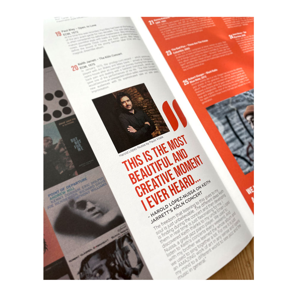 Posterzine® #02: The Piano Issue, Thelonious Monk Poster + History Of Jazz Piano 12” x 12” Print (Exclusive Bundle)