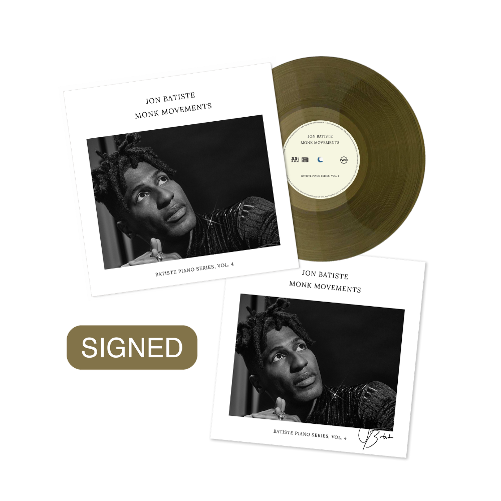 Jon Batiste: Monk Movements Signed Transparent vinyl